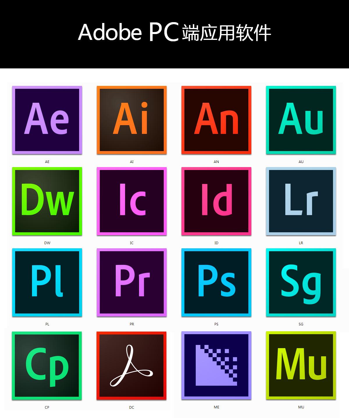 Adobe 家族各軟件核心功能概覽 創(chuàng)意工作者的數(shù)字工具庫